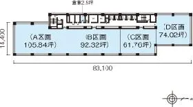 一ツ橋SIビルの基準階図面