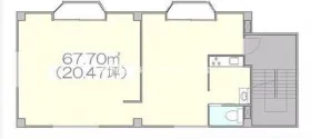 神宮前ベーシックビルの基準階図面