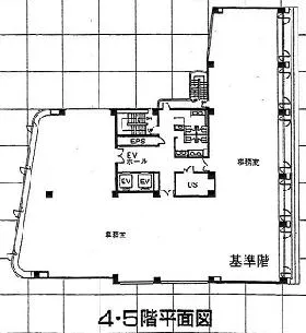 泉館三番町ビルの基準階図面