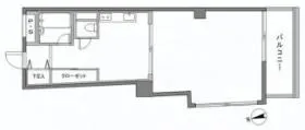 トーカン原宿キャステールの基準階図面