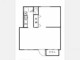 エルコートビルの基準階図面