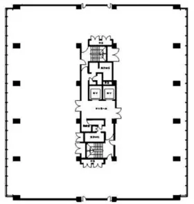 千代田ビルの基準階図面
