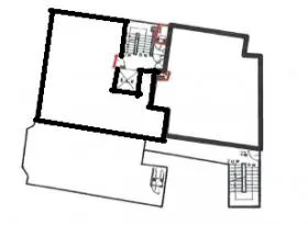 斎藤ビルの基準階図面
