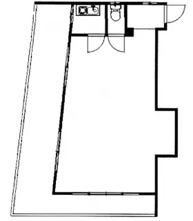 吉田ビルの基準階図面