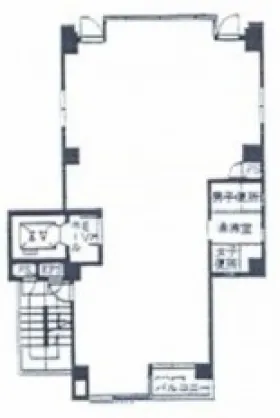 メトロシティ上野稲荷町 (旧:東上野フロント)ビルの基準階図面