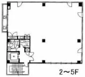 PROSPER長野ビルの基準階図面