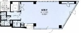 宮崎新川ビルの基準階図面