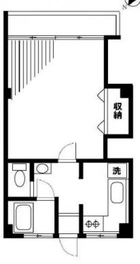 クレスト神宮前ビルの基準階図面