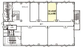 青山学院アスタジオの基準階図面
