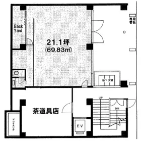ガレリアアーツビルの基準階図面