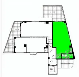 穏田1st.ビルの基準階図面