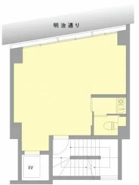 神宮前原ビルの基準階図面
