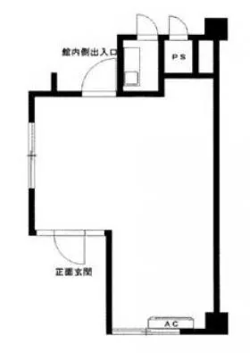 カーサ五番町ビルの基準階図面