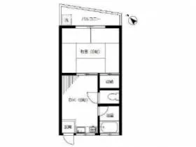 ベニーマンションの基準階図面