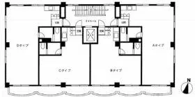 カサ・ド・タクの基準階図面