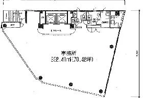 センタークレストビルの基準階図面