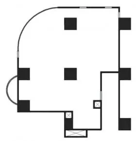 日興パレス千駄ケ谷ビルの基準階図面