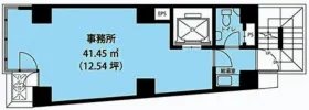 ペリエ神宮前の基準階図面