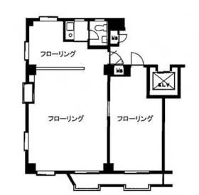 第17スカイビルの基準階図面