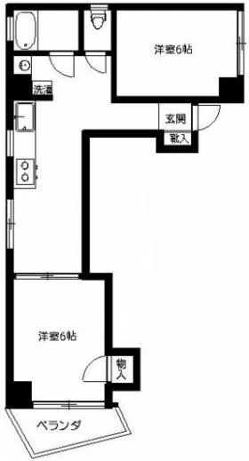 メゾン・ブランシュの基準階図面