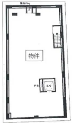 第85東京ビルの基準階図面