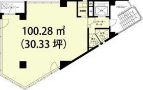 恵比寿OTビルの基準階図面