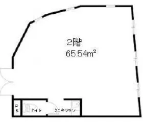 原宿YTビルの基準階図面