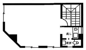 碓井ビルの基準階図面