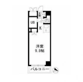 代々木シティーホームズの基準階図面