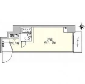 GSハイム新宿南口ビルの基準階図面