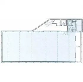 POOLビルの基準階図面