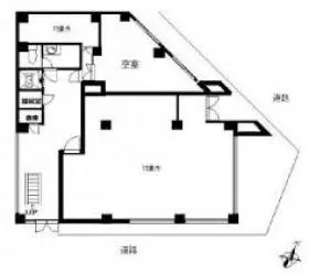 フォーラム千駄ケ谷の基準階図面