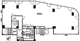 VORT大塚FTビルの基準階図面