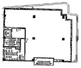 KSビルの基準階図面