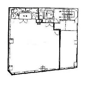 第1冨士ビルの基準階図面