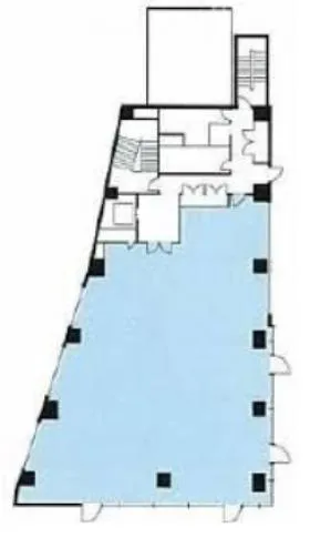 TBK立川ビルの基準階図面