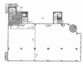 石田産業ビルの基準階図面