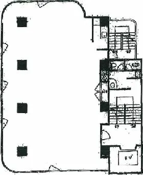 レッチフィールド中野坂上ビルの基準階図面