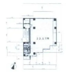 フジビルの基準階図面