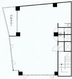 竹内ビルの基準階図面