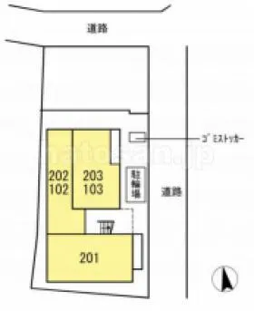 ITK鍋横ビルの基準階図面