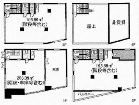 七福ビルの基準階図面