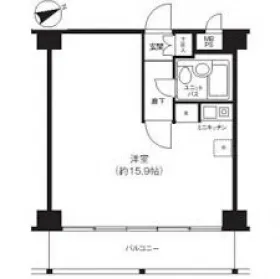 ハラスパジオ方南町の基準階図面