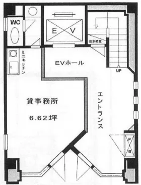 東洋ビルの基準階図面