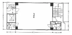 東京リアル宝町ビルの基準階図面