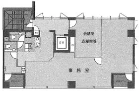 インテックスビルの基準階図面