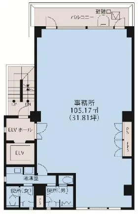 第一ストレージビルの基準階図面
