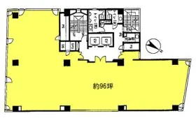 ケイアイ新宿ビルの基準階図面