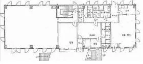 東雲事務所ビルの基準階図面