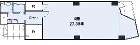エムジー小伝馬町ビルの基準階図面
